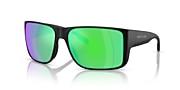 Sunglasses Native Badlands XL XL (62-16) with Green Reflex Polarized lens and Matte Black frame - Variant link