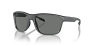 Sunglasses Native Gorge L (59-17) with Grey Polarized lens and Matte Grey frame - Variant link