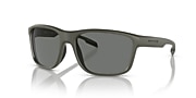 Lunettes de soleil Native Gorge L (59-17) avec Gris Polarisant verre et Olive mat monture - Lien de variante