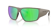 Sunglasses Native Sightcaster II L (64-13) with Green Reflex Polarized lens and Matte Desert Tan frame - Variant link