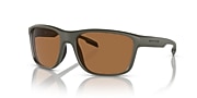 Lunettes de soleil Native Gorge L (59-17) avec Brun verre et Olive mat monture - Lien de variante