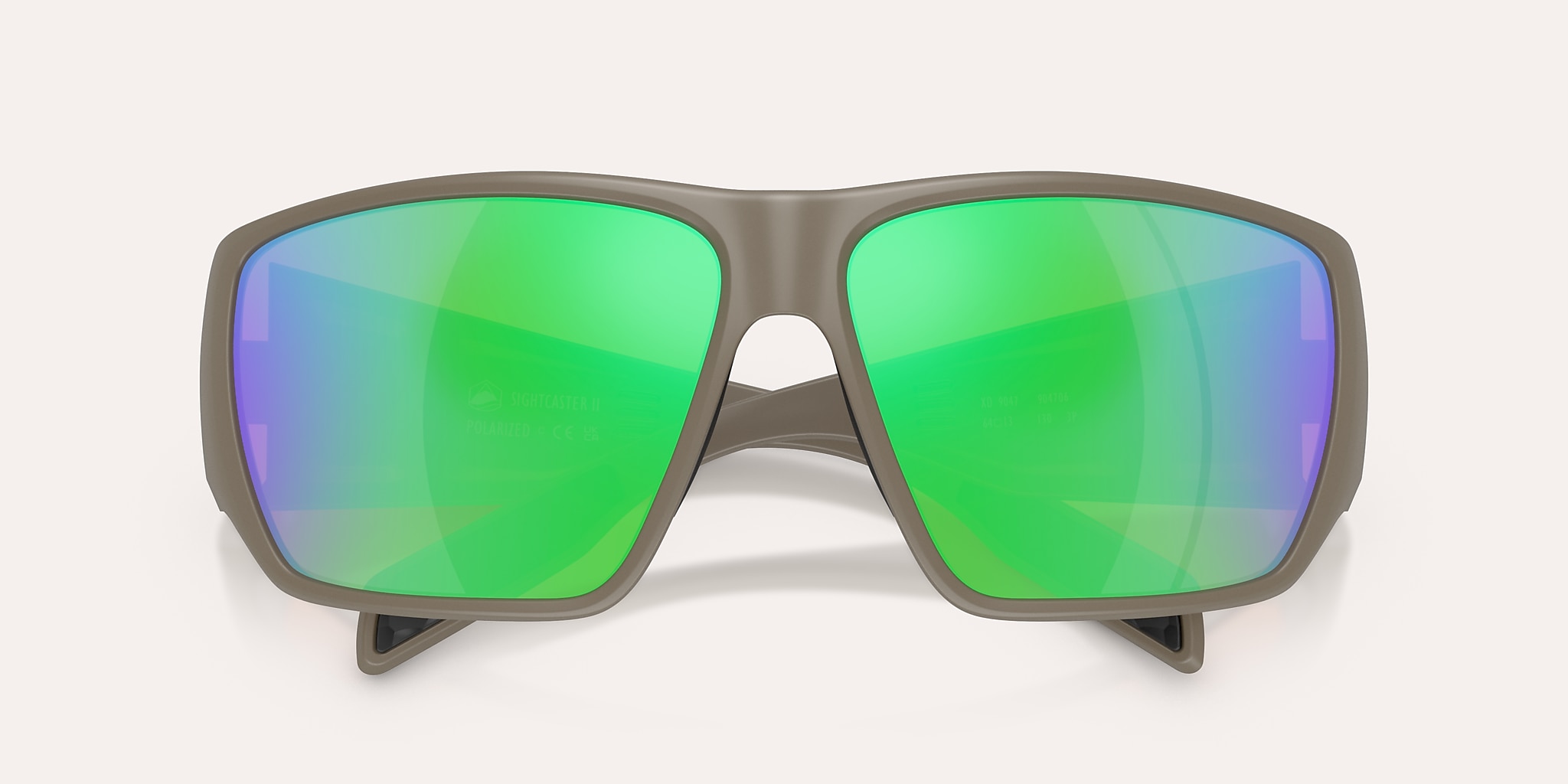 Lunettes de soleil Native Sightcaster II L (64-13) avec Vert reflex polarisé verre et Désert Havane mat monture Image 5 de 6 Lunettes de soleil Native Sightcaster II L (64-13) avec Vert reflex polarisé verre et Désert Havane mat monture Image 5 de 6