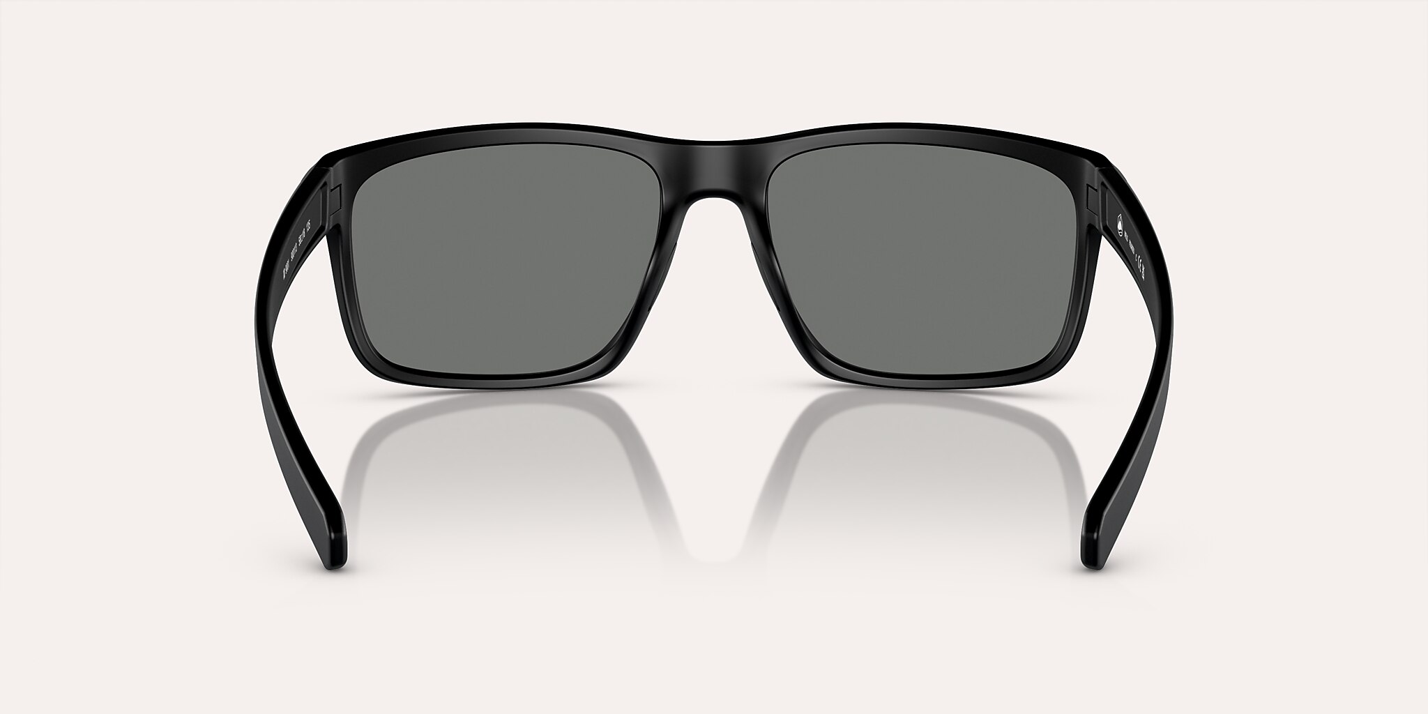 Sunglasses Native Wells L (58-18) with Silver Reflex lens and Matte Black frame Image 4 of 5
