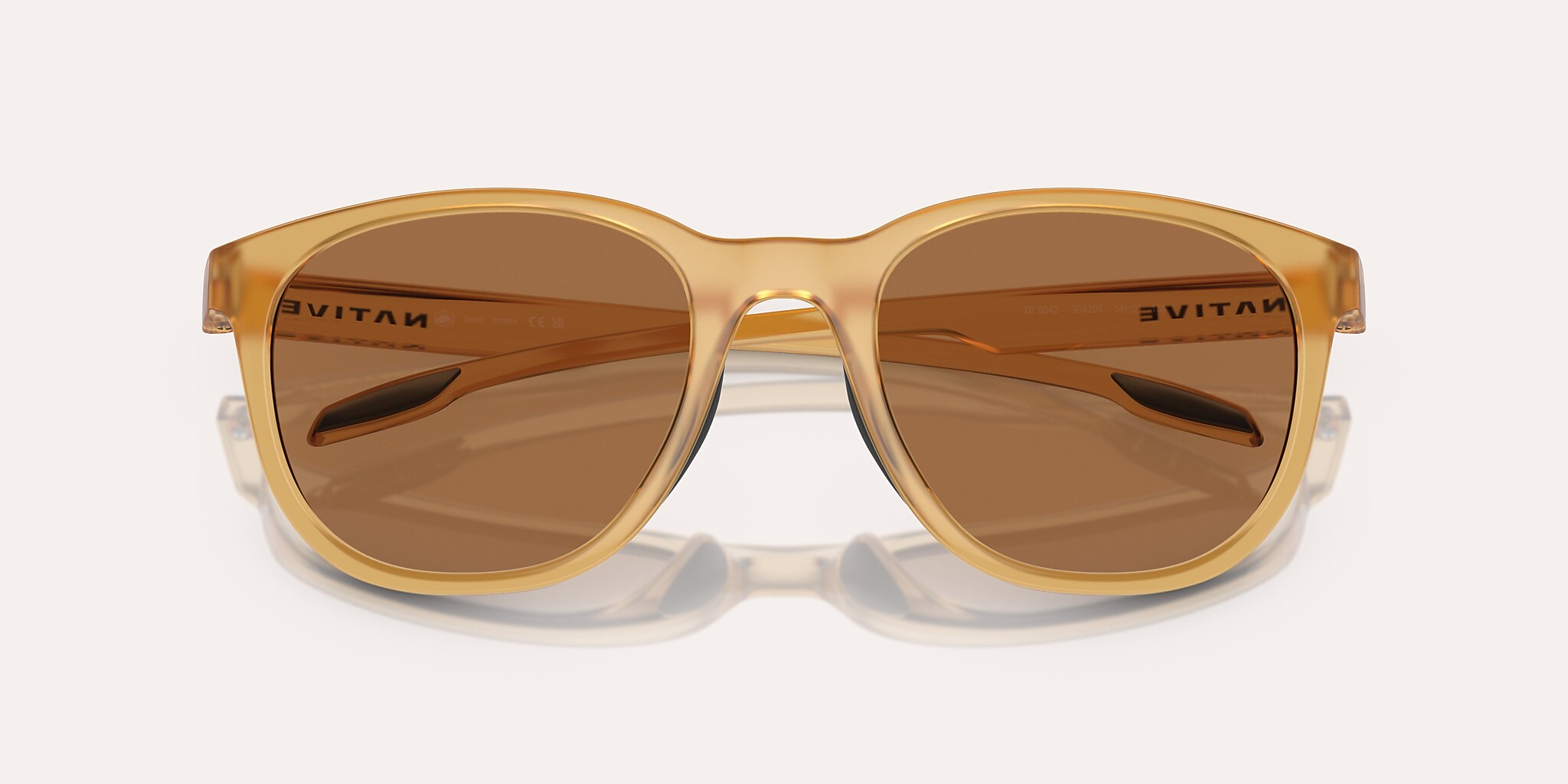 Sunglasses Native Targhee XXL (54-21) with Brown lens and Topaz Crystal frame Image 5 of 5