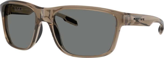 NATS 　SUNSEA Matte Tortoise with Gray Lenses Aviator Sports Sunglasses