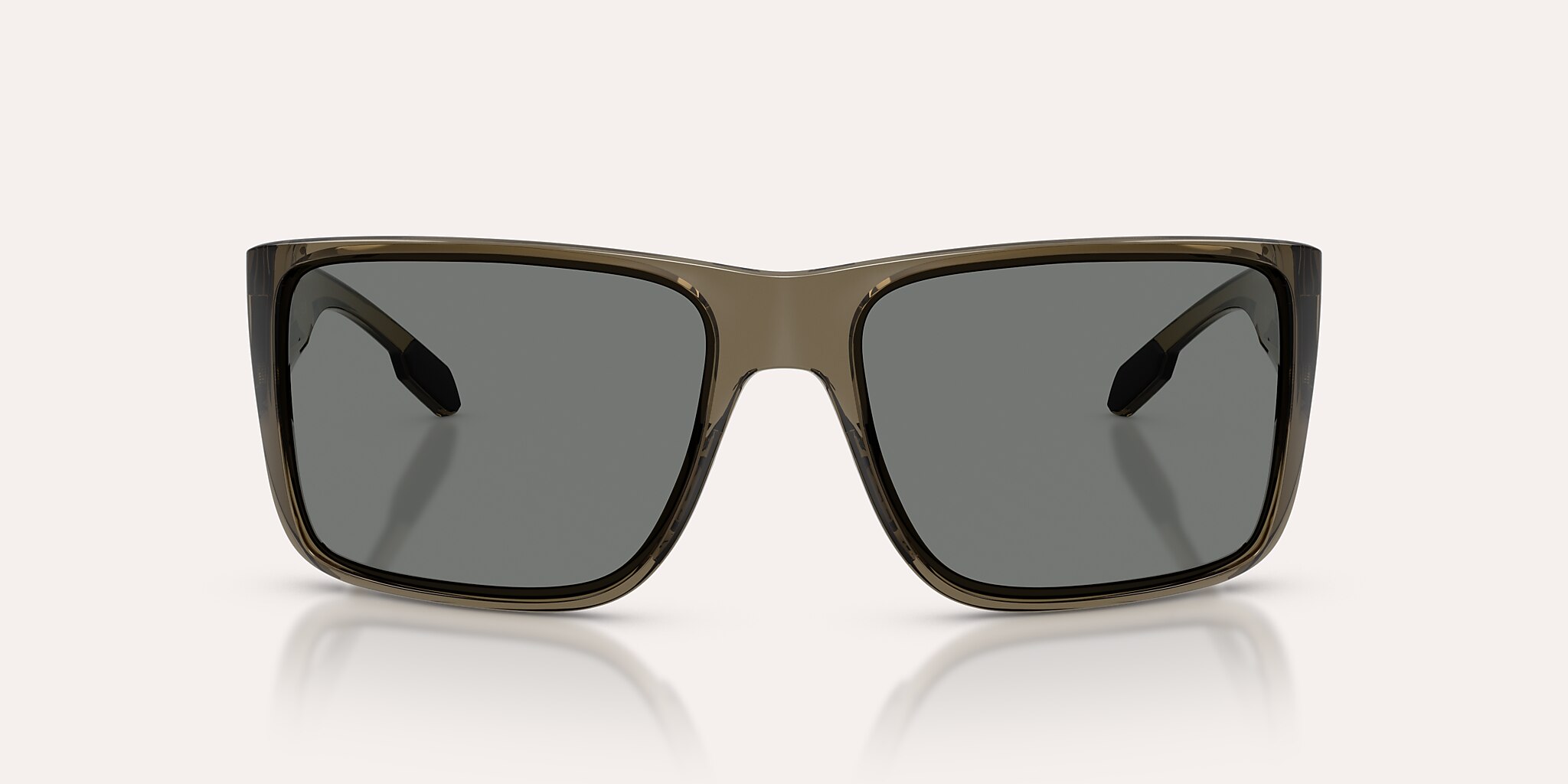 Lunettes de soleil Native Badlands XL XL (62-16) avec Gris Polarisant verre et Quartz fumé monture Image 2 de 5