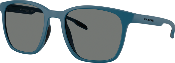 Targhee Square Sunglasses Silver Reflex Polarized | Native Eyewear®