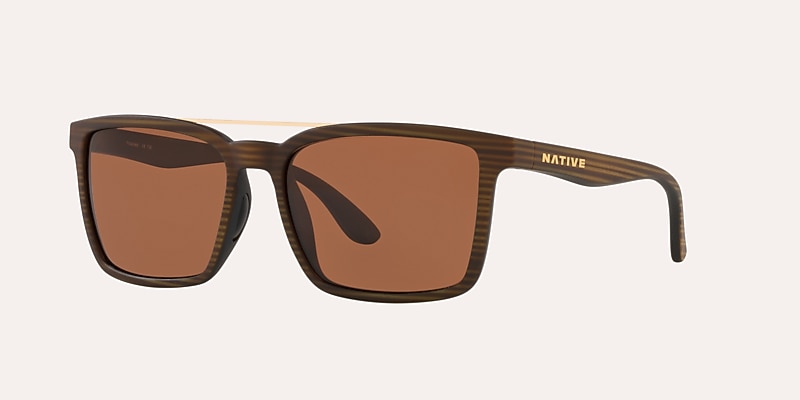Four Corners Sunglasses in Brown | Native Eyewear®
