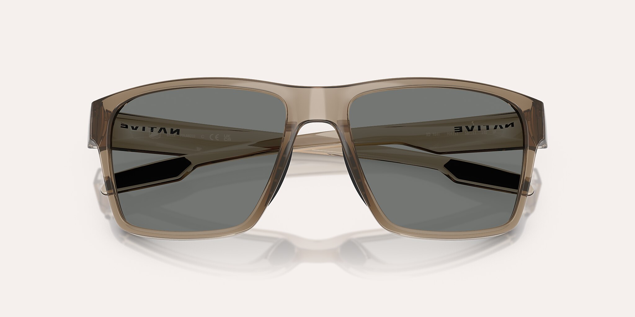 Sunglasses Native Breck XL (56-17) with Grey Polarized lens and Smokey Quartz frame Image 5 of 5