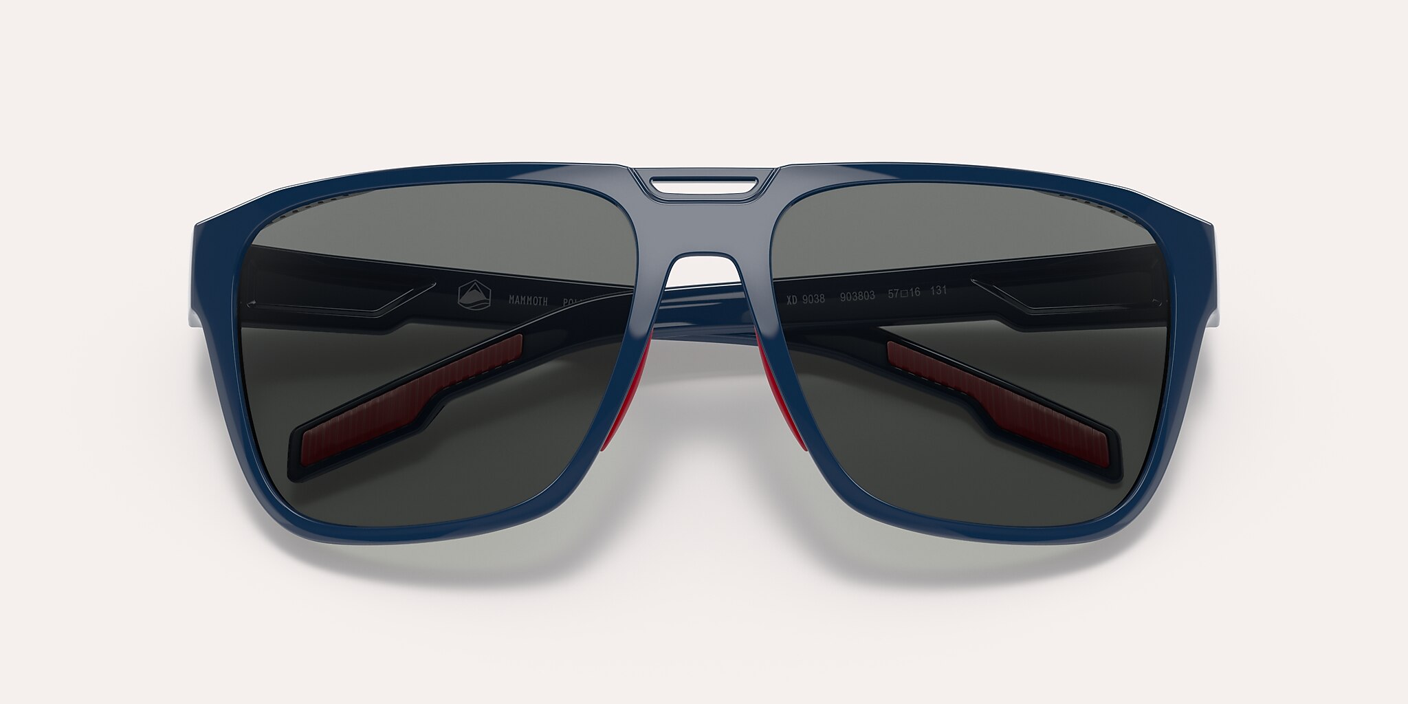 Lunettes de soleil Native Mammoth XL (57-16) avec Gris verre et Mountaineering Bleu monture Image 5 de 5