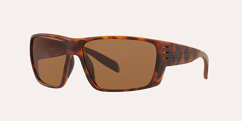 Sunglasses Native Griz L (66-14) with Brown lens and Desert Tortoise frame Image 1 of 4