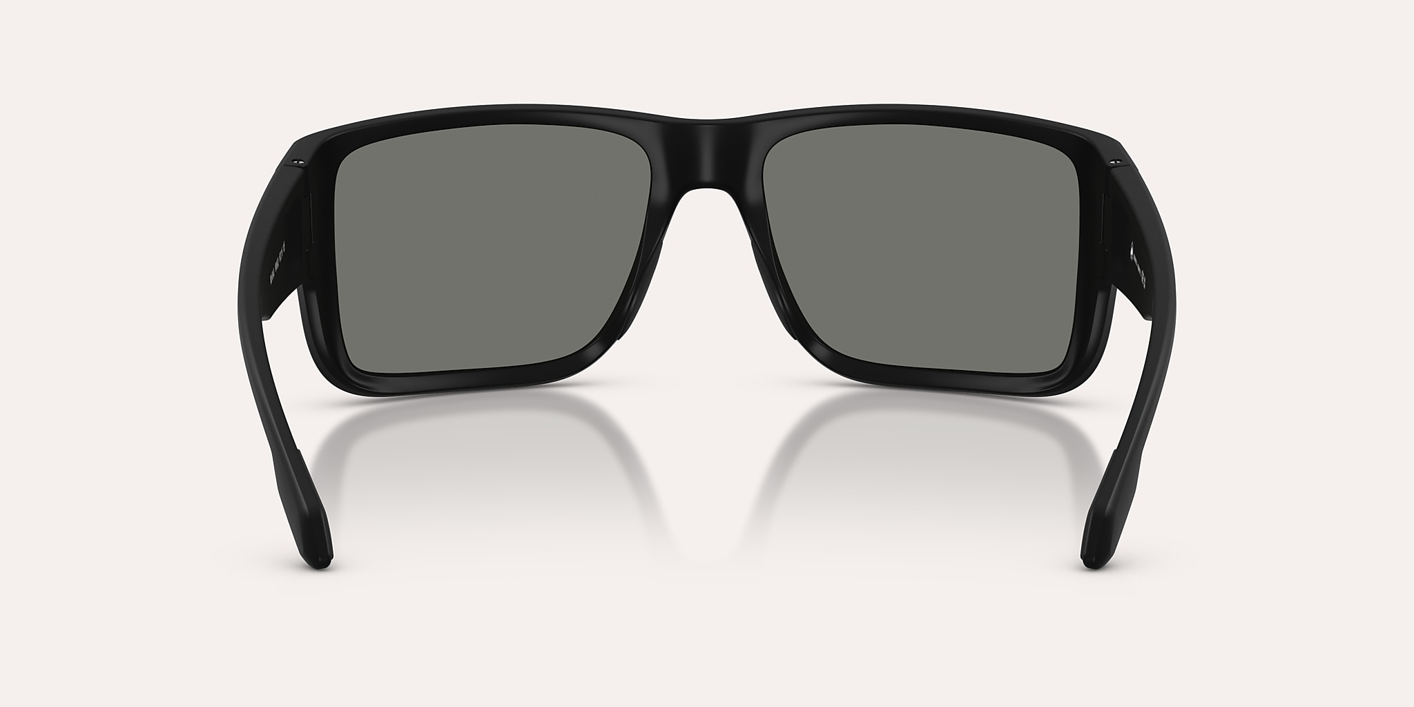 Lunettes de soleil Native Badlands XL XL (62-16) avec Bleu reflex polarisé verre et Noir mat monture Image 4 de 5