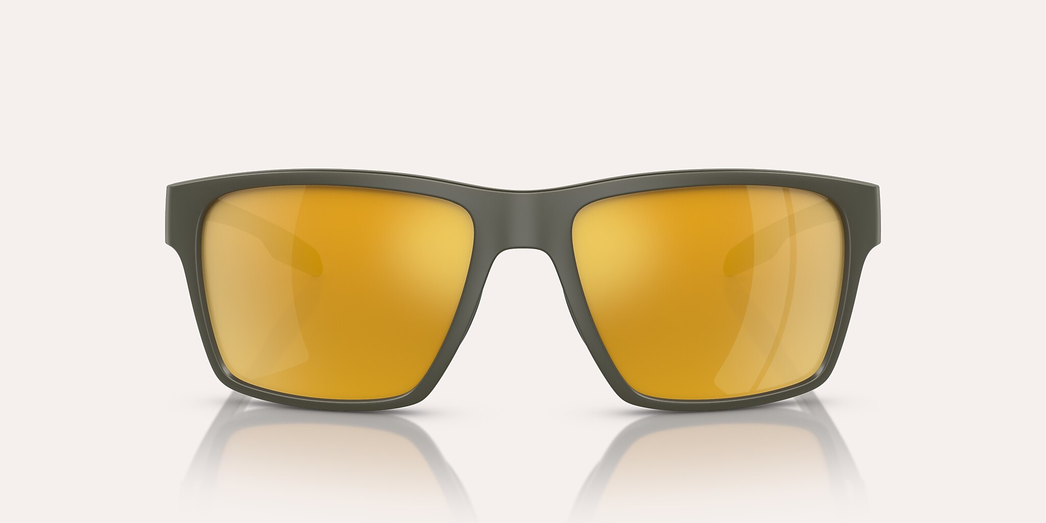 Sunglasses Native Breck XL (56-17) with Bronze Reflex lens and Matte Olive frame Image 2 of 5