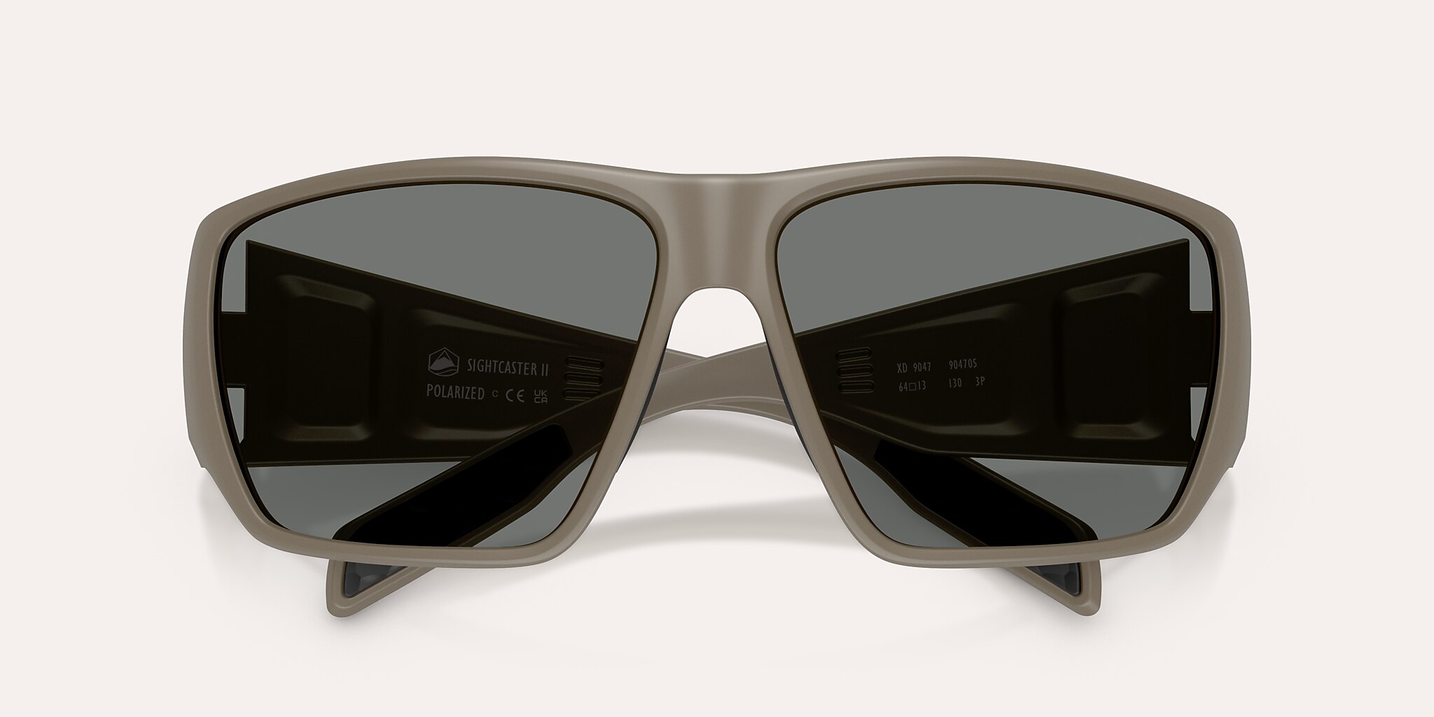 Sunglasses Native Sightcaster II L (64-13) with Grey Polarized lens and Matte Desert Tan frame Image 5 of 6