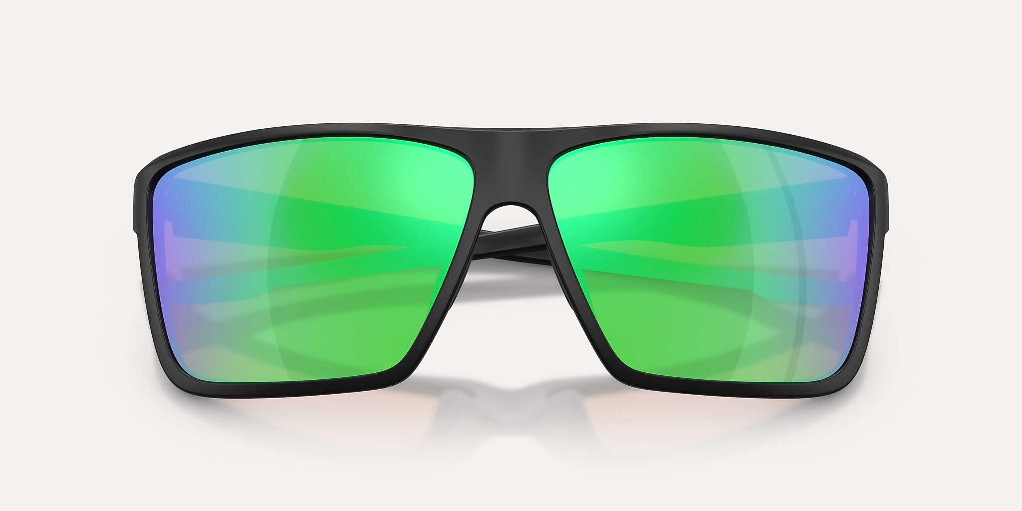 Lunettes de soleil Native Tavern XL XL (64-12) avec Vert reflex polarisé verre et Noir mat monture Image 5 de 5