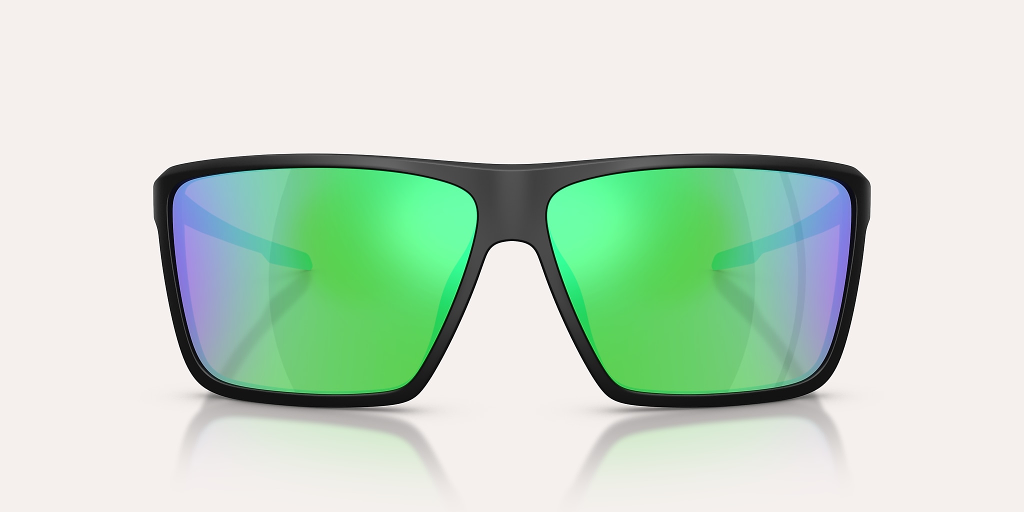 Lunettes de soleil Native Tavern XL XL (64-12) avec Vert reflex polarisé verre et Noir mat monture Image 2 de 5