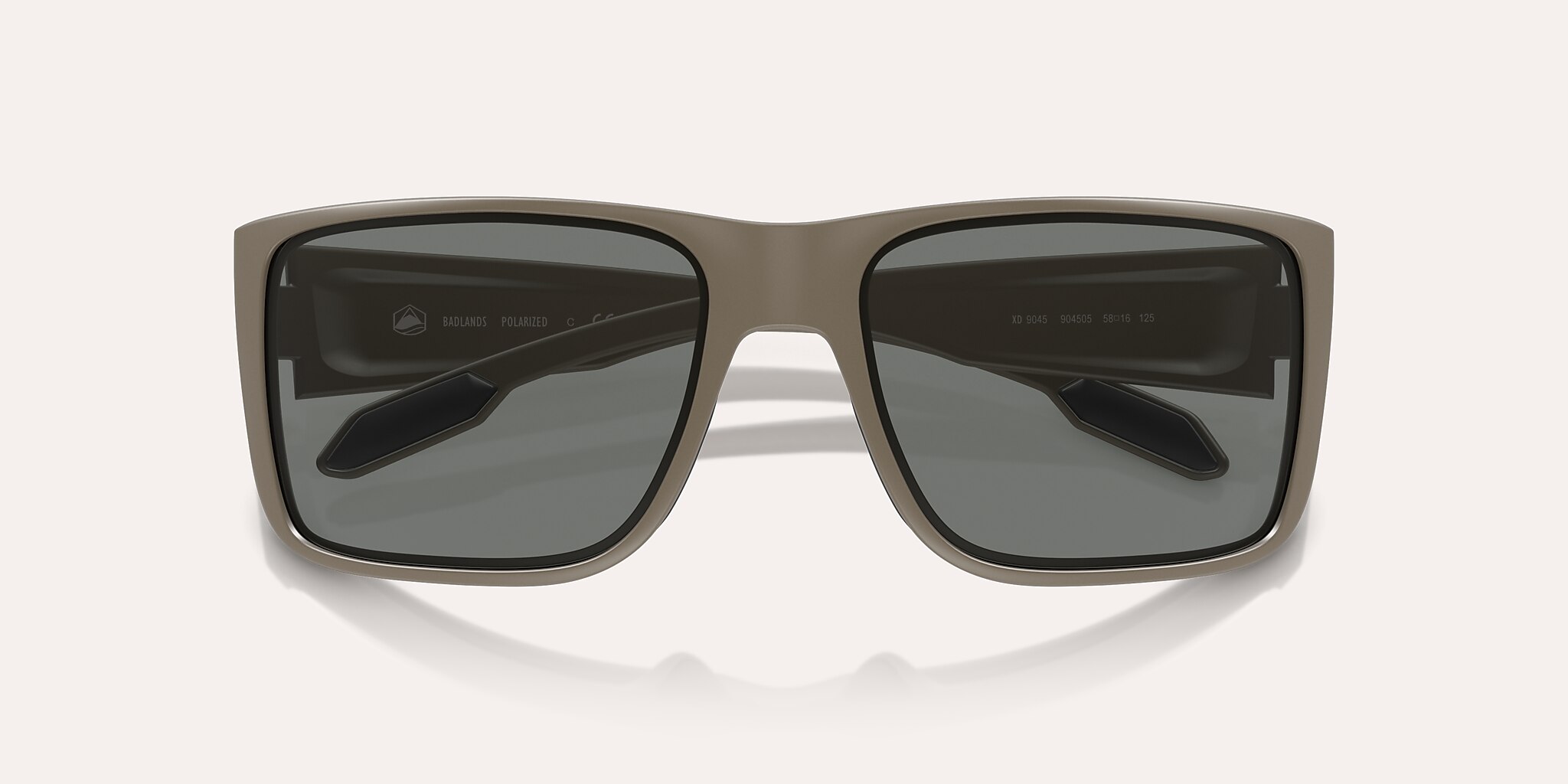Sunglasses Native Badlands M (58-16) with Grey Polarized lens and Matte Desert Tan frame Image 5 of 6