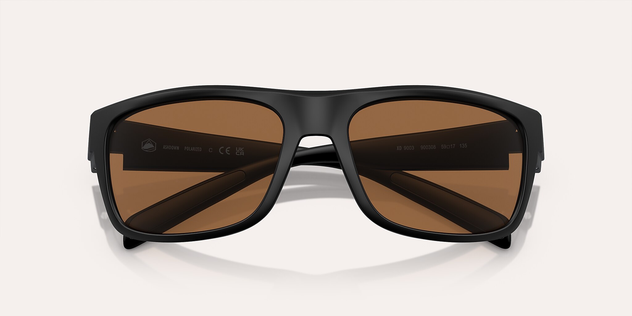 Sunglasses Native Ashdown M (59-17) with Brown lens and Matte Black frame Image 5 of 5