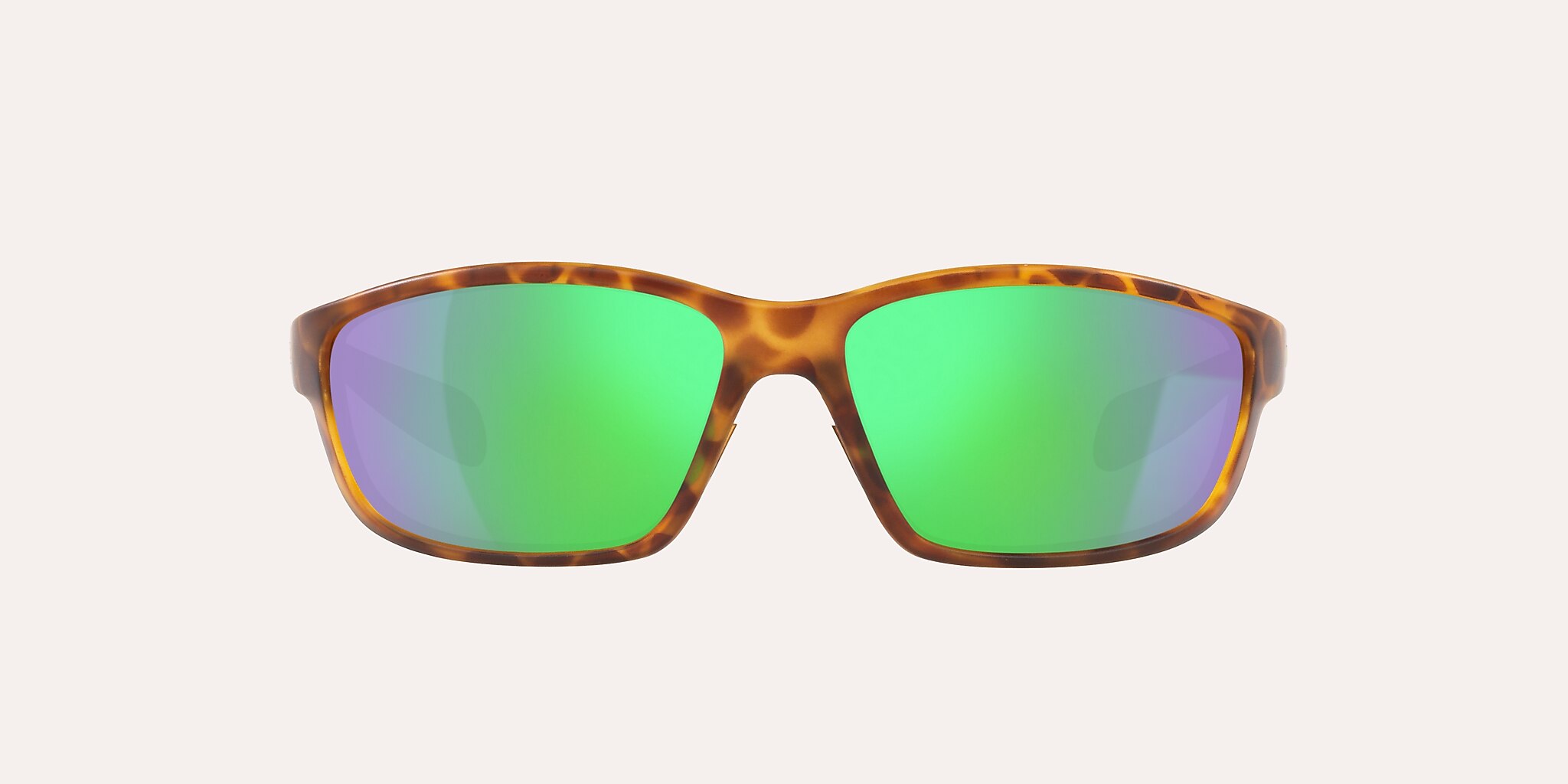 Lunettes de soleil Native Kodiak S (61-15) avec Reflet vert verre et Écaille de tortue sable monture Image 2 de 4