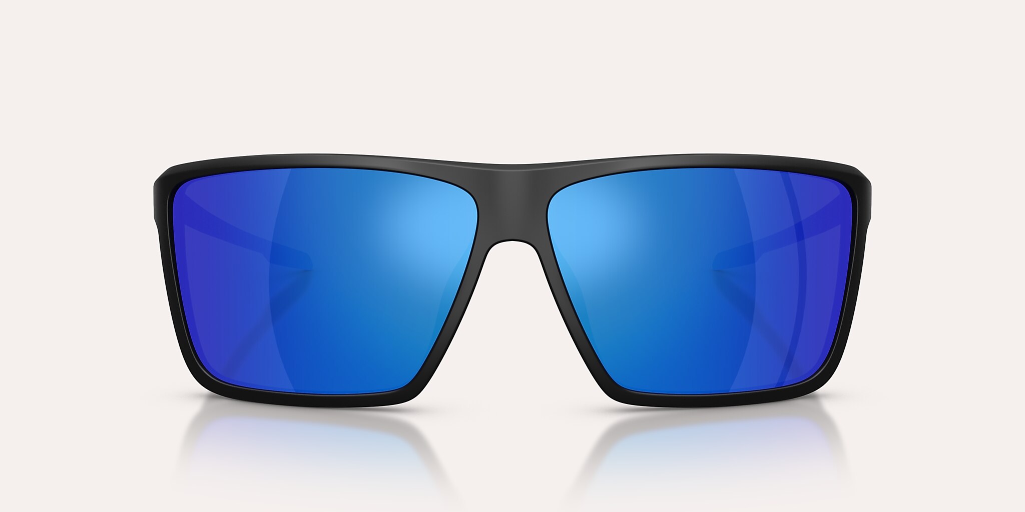 Lunettes de soleil Native Tavern XL XL (64-12) avec Bleu reflex polarisé verre et Noir mat monture Image 2 de 5