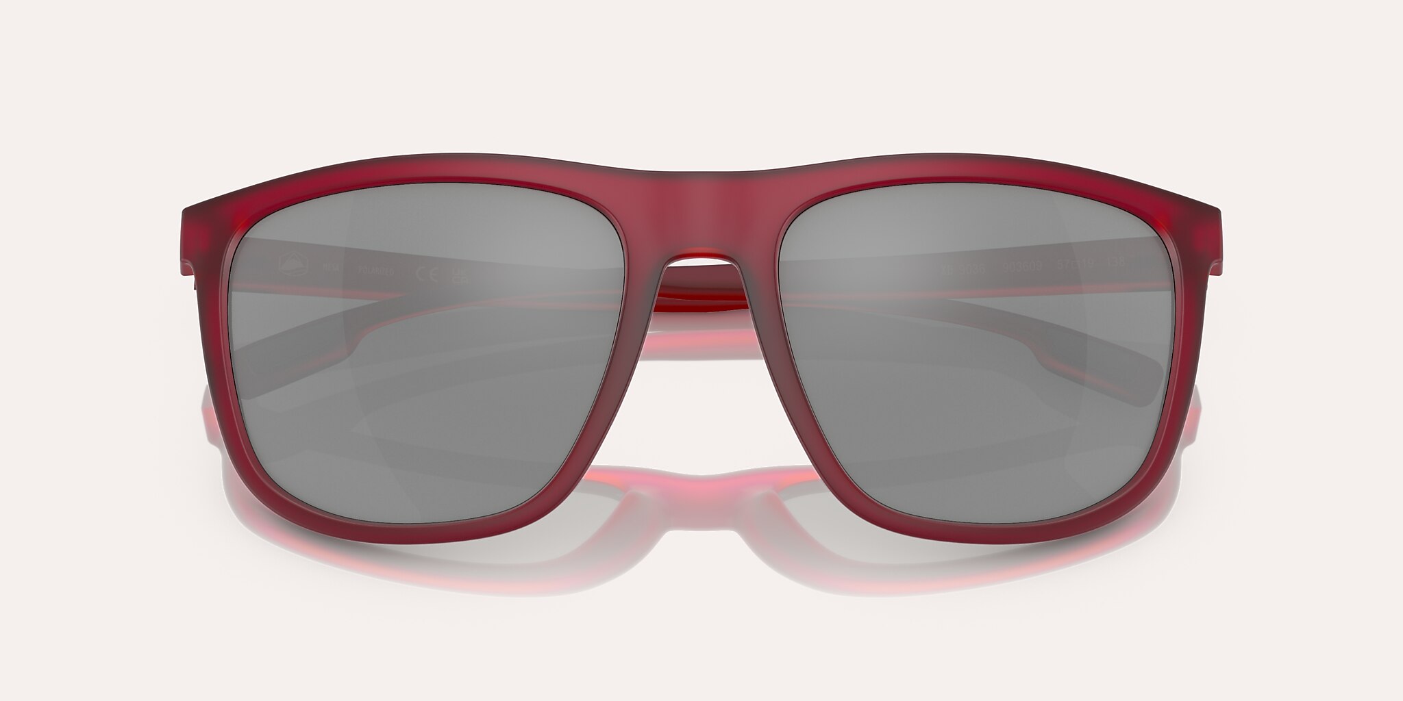 Sunglasses Native Mesa XL (57-19) with Silver Polarized lens and Red Rock frame Image 5 of 5