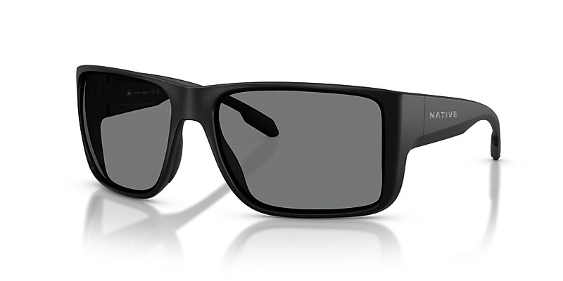 Badlands XL Sunglasses Grey Polarized | Native Eyewear®