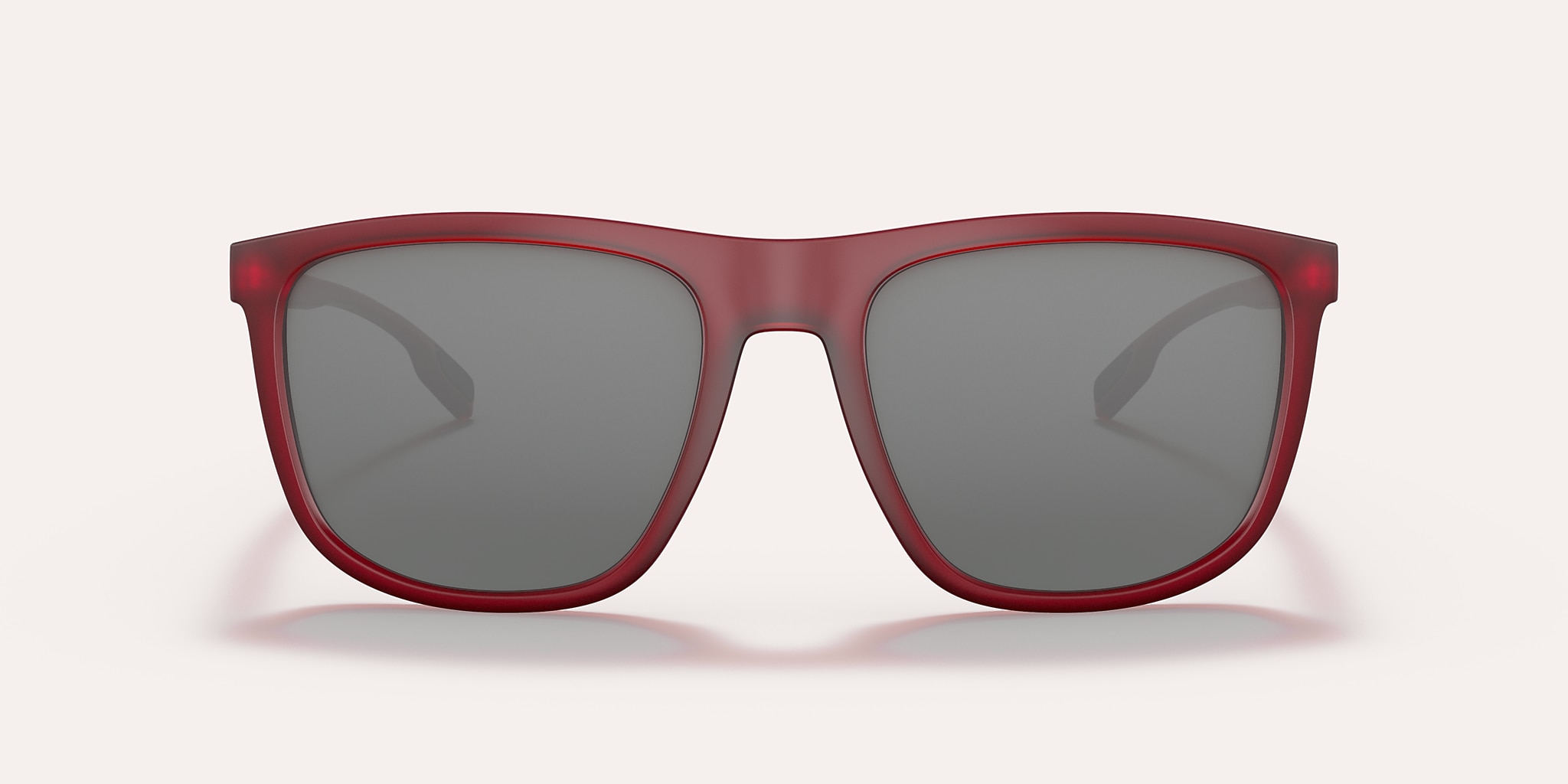 Lunettes de soleil Native Mesa XL (57-19) avec Reflet argenté verre et Rouge mat Rock monture Image 2 de 5