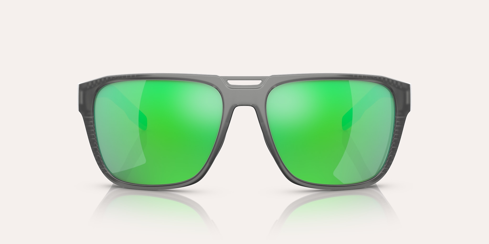 Lunettes de soleil Native Mammoth XL (57-16) avec Vert verre et Cristal fumée mat monture Image 2 de 5