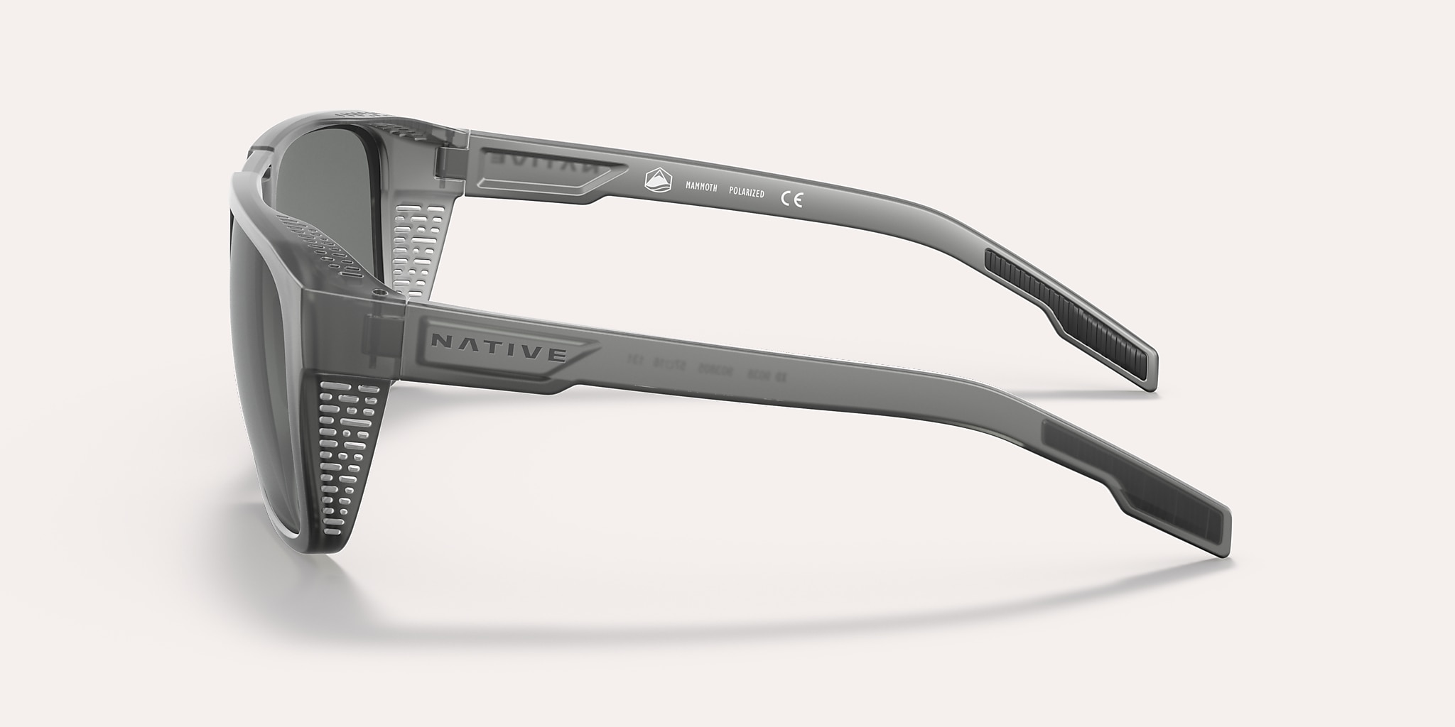 Sunglasses Native Mammoth XL (57-16) with Grey lens and Matte Smoke Crystal frame Image 3 of 5 Sunglasses Native Mammoth XL (57-16) with Grey lens and Matte Smoke Crystal frame Image 3 of 5