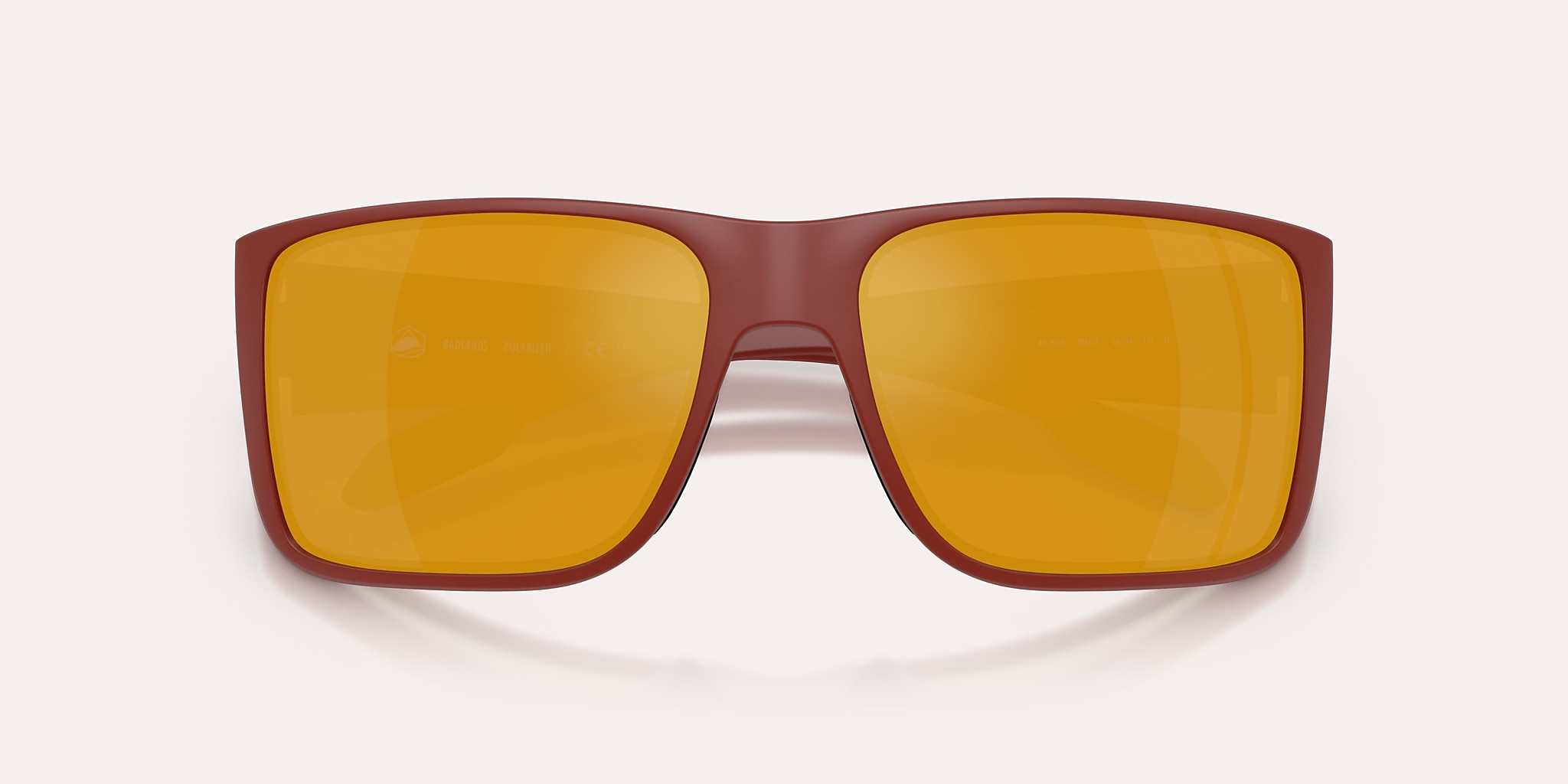 Sunglasses Native Badlands M (58-16) with Bronze Reflex Polarized lens and Red frame Image 5 of 6 Sunglasses Native Badlands M (58-16) with Bronze Reflex Polarized lens and Red frame Image 5 of 6