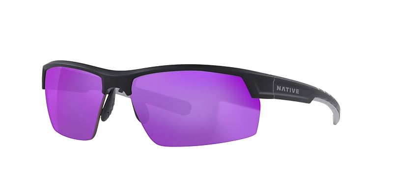 EVNNE ポラロイド Catamount Sunglasses in Violet Reflex | Native Eyewear® US
