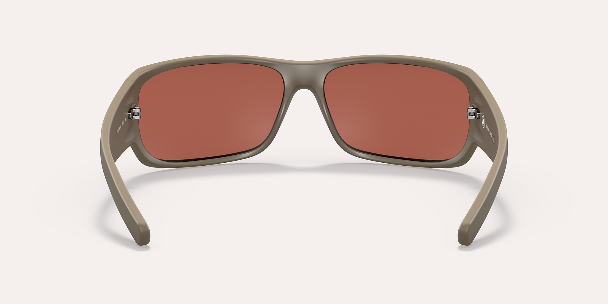 Lunettes de soleil Native Boulder SV M (66-15) avec Reflet vert verre et Desert Tan monture Image 4 de 5