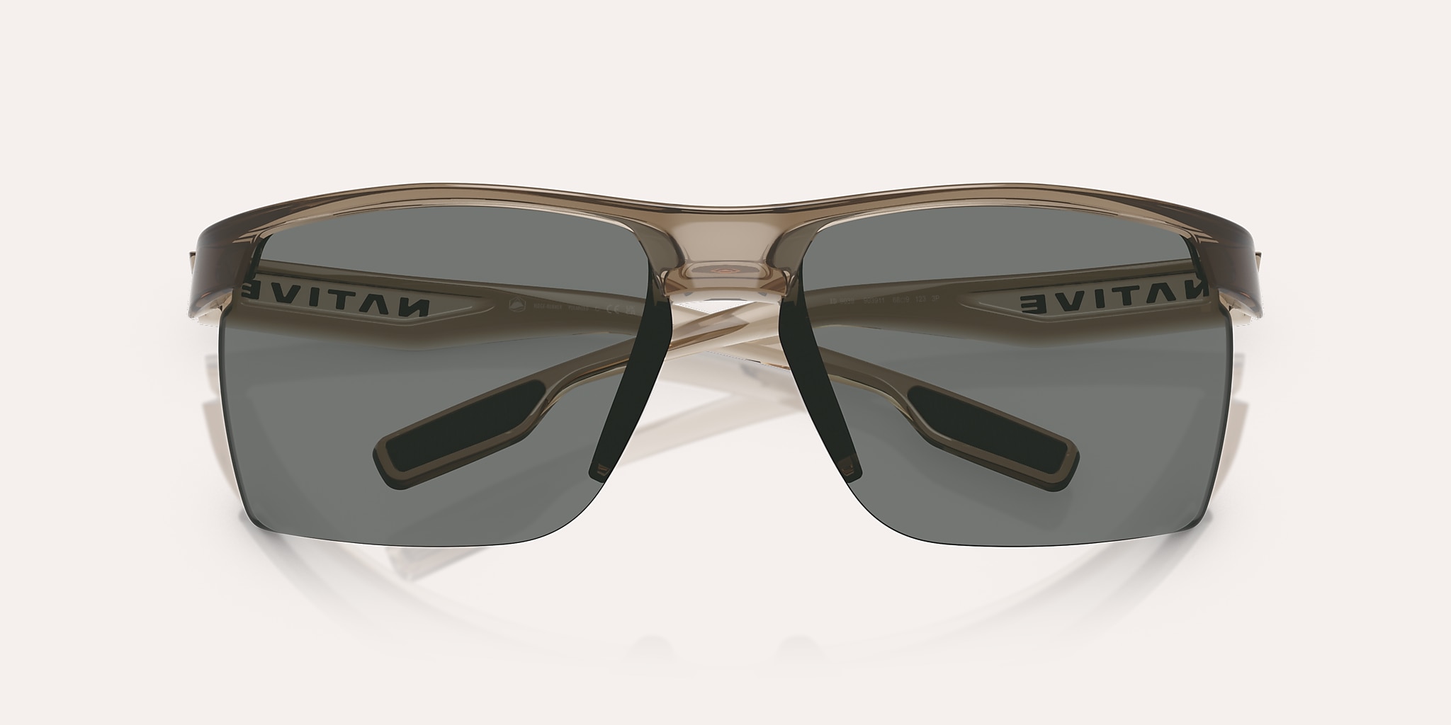 Sunglasses Native Ridge-Runner XL (68-09) with Grey Polarized lens and Smokey Quartz frame Image 5 of 5 Sunglasses Native Ridge-Runner XL (68-09) with Grey Polarized lens and Smokey Quartz frame Image 5 of 5