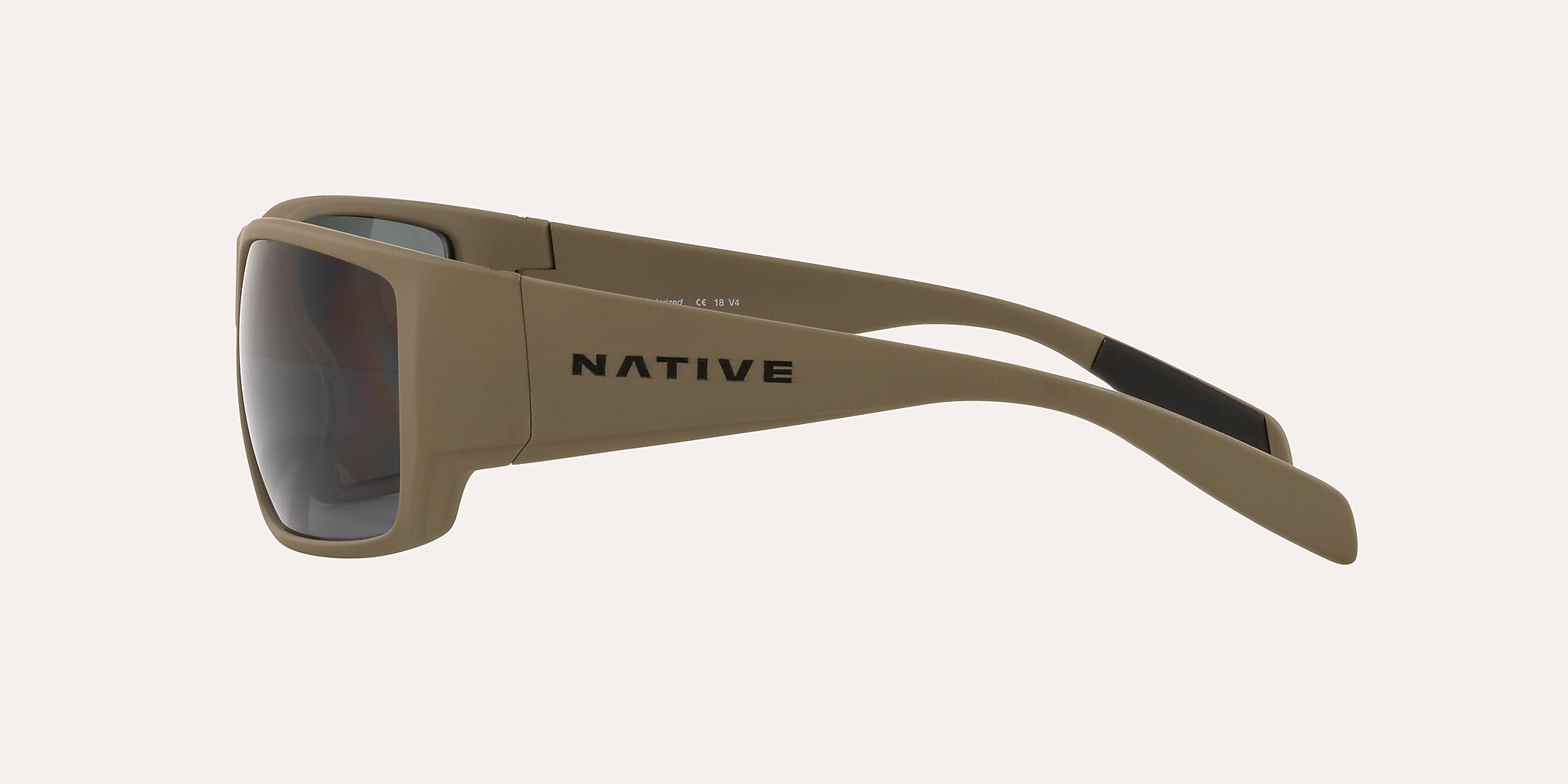 Sunglasses Native Sightcaster L (64-13) with Grey lens and Desert Tan frame Image 3 of 4