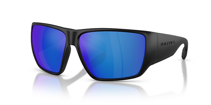 Sightcaster II Sunglasses in Blue Reflex Polarized | Native