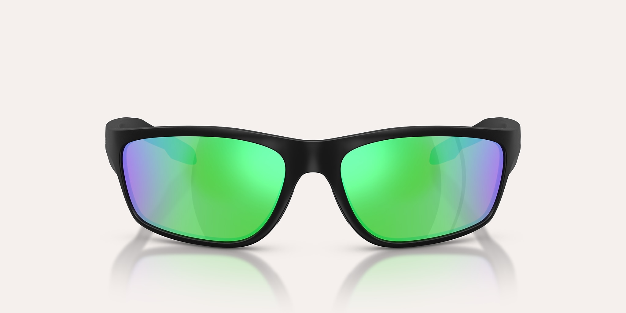 Lunettes de soleil Native Craggy M (60-16) avec Vert reflex polarisé verre et Noir mat monture Image 2 de 5