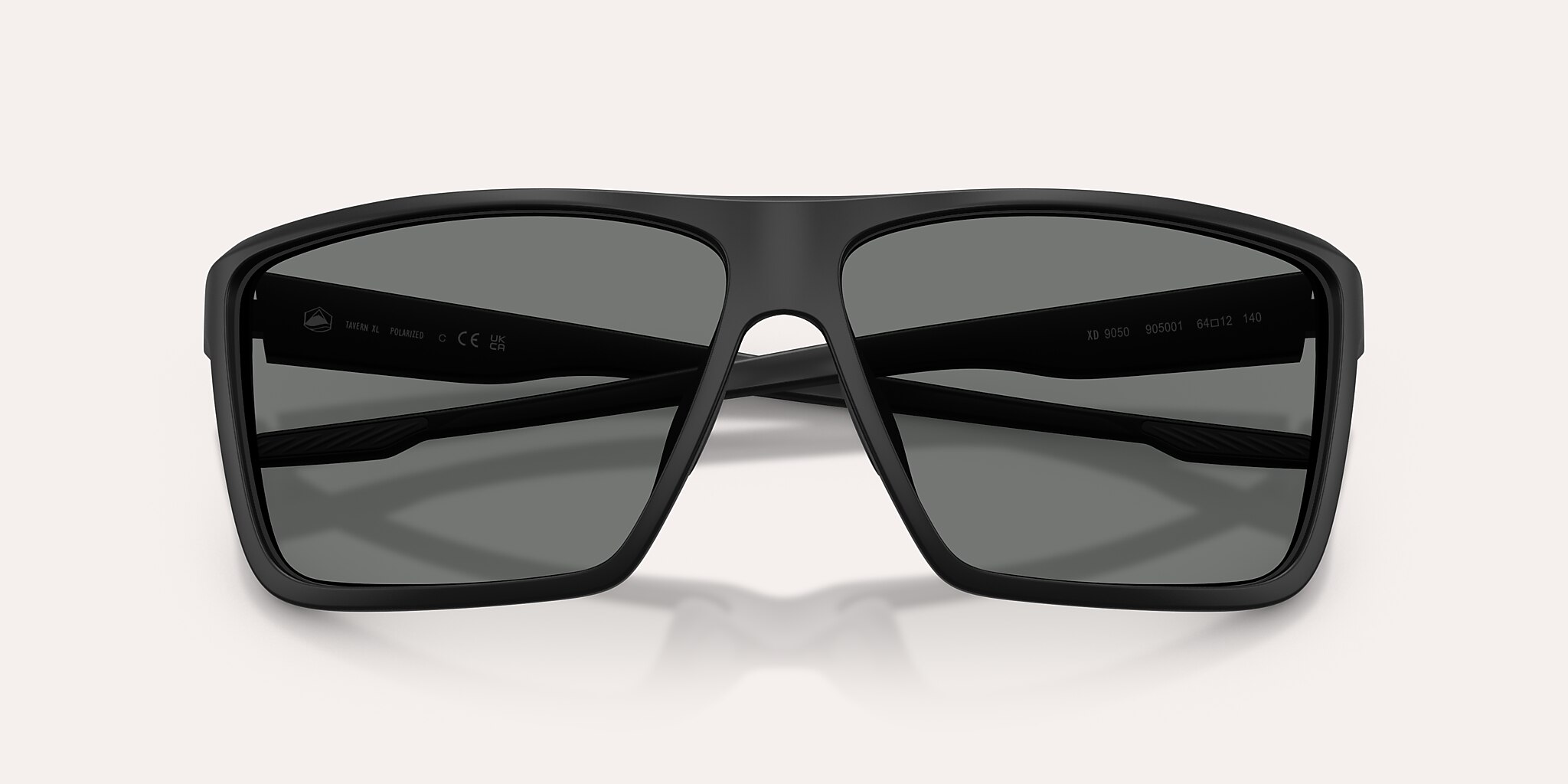 Lunettes de soleil Native Tavern XL XL (64-12) avec Gris Polarisant verre et Noir mat monture Image 5 de 5