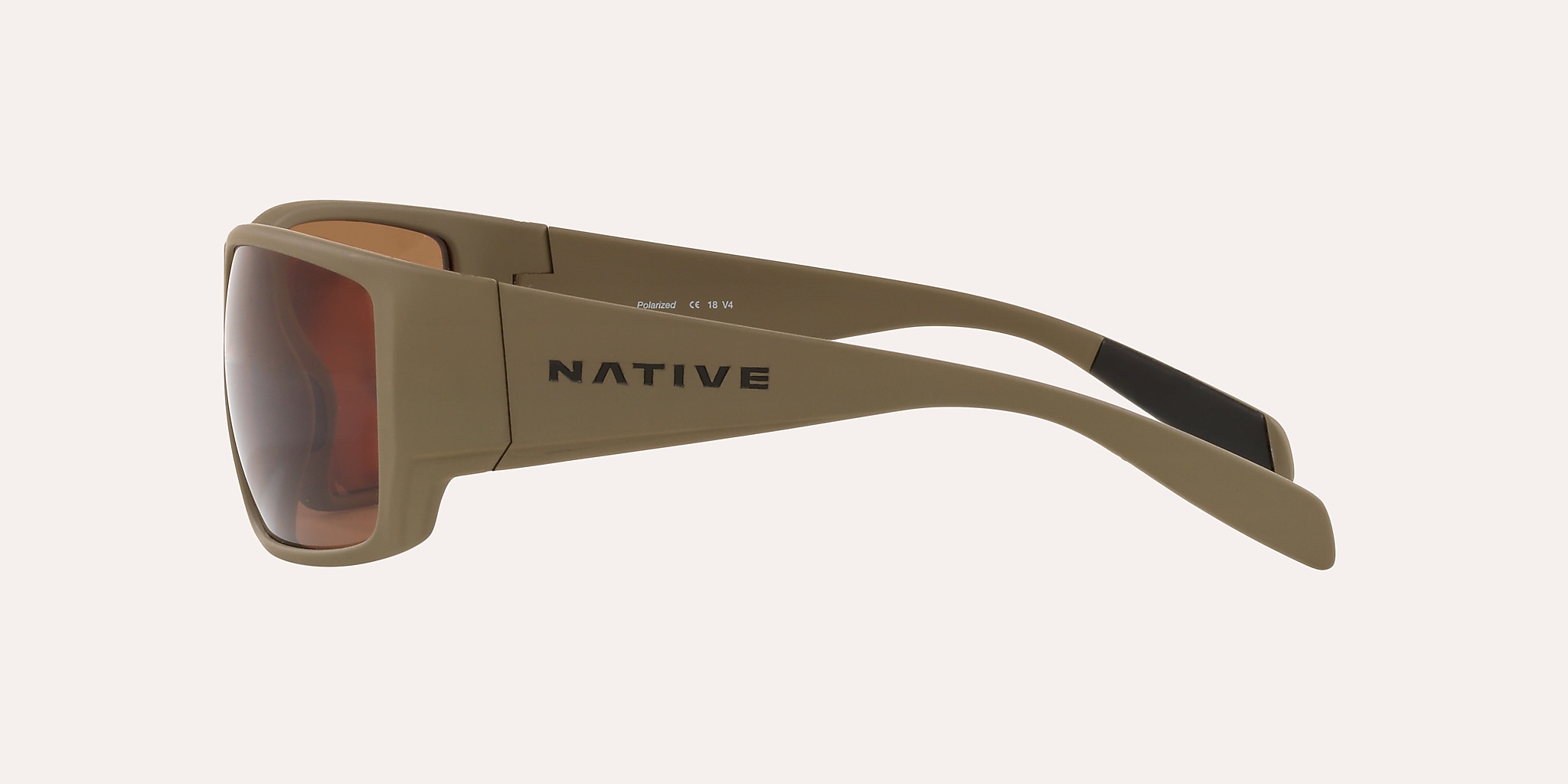 Sunglasses Native Sightcaster L (64-13) with Brown lens and Desert Tan frame Image 3 of 4 Sunglasses Native Sightcaster L (64-13) with Brown lens and Desert Tan frame Image 3 of 4