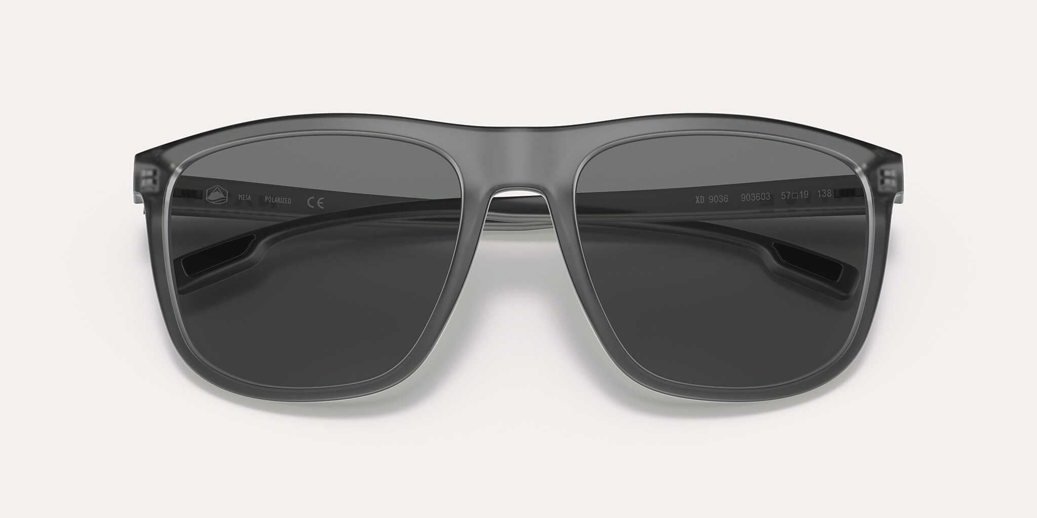 Lunettes de soleil Native Mesa XL (57-19) avec Gris verre et Cristal fumée mat monture Image 5 de 5