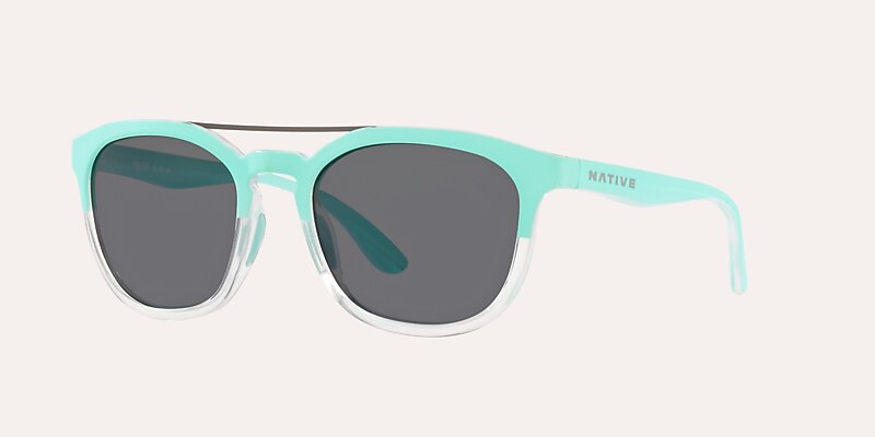 Sunglasses Native Sixty-Six L (54-20) with Grey lens and Mint/Crystal frame Image 1 of 4