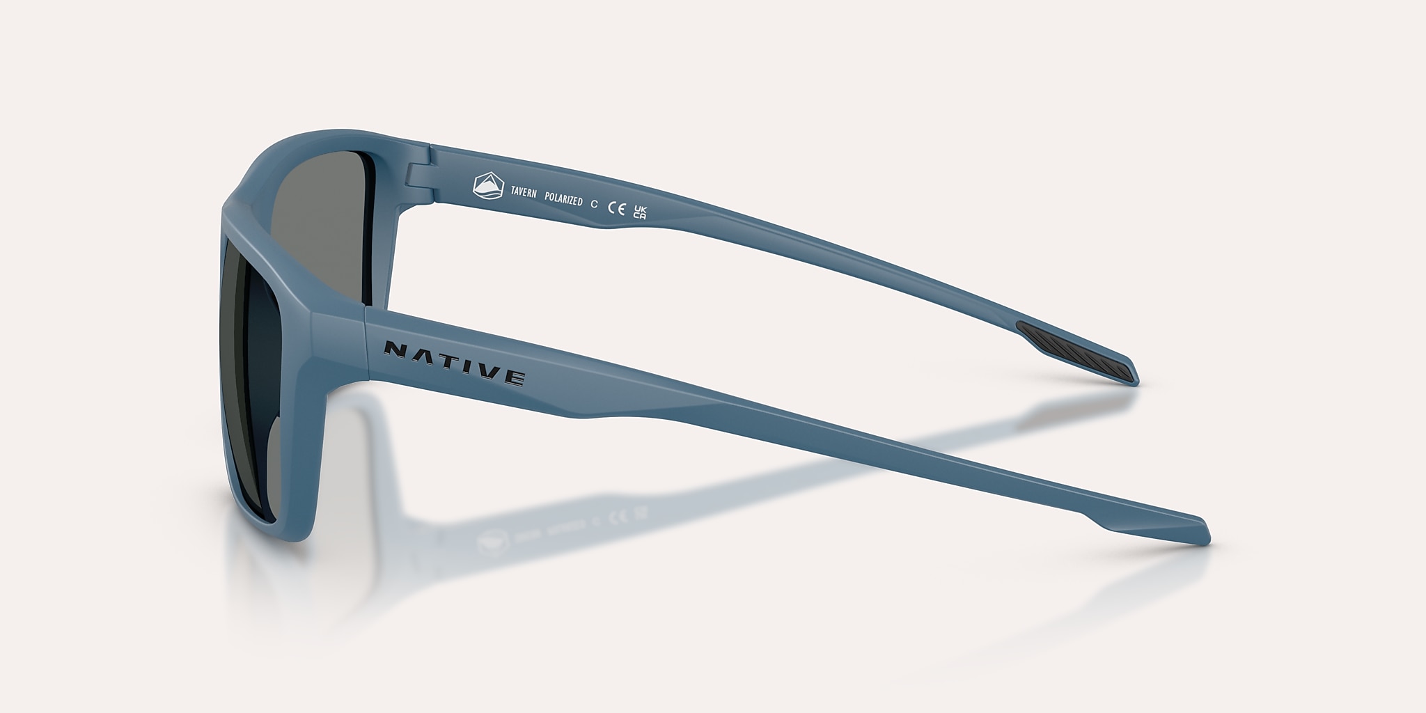 Sunglasses Native Tavern M (57-17) with Grey Polarized lens and Overland Blue frame Image 3 of 6 Sunglasses Native Tavern M (57-17) with Grey Polarized lens and Overland Blue frame Image 3 of 6