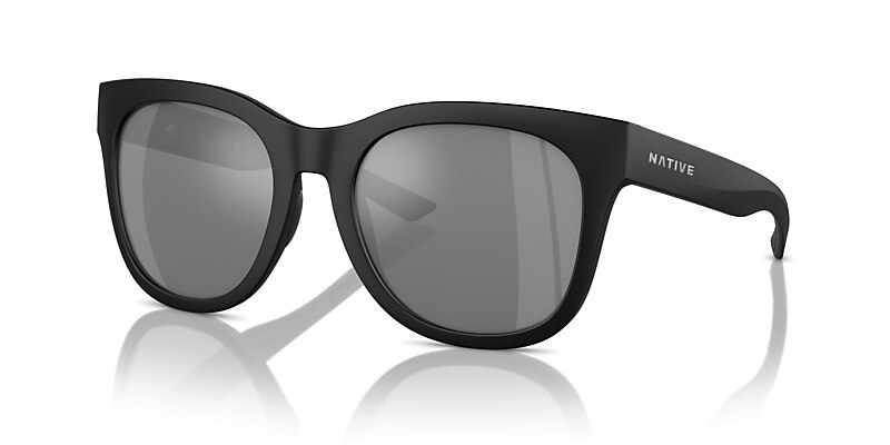 Tiaga Sunglasses Silver Reflex Polarized | Native Eyewear®