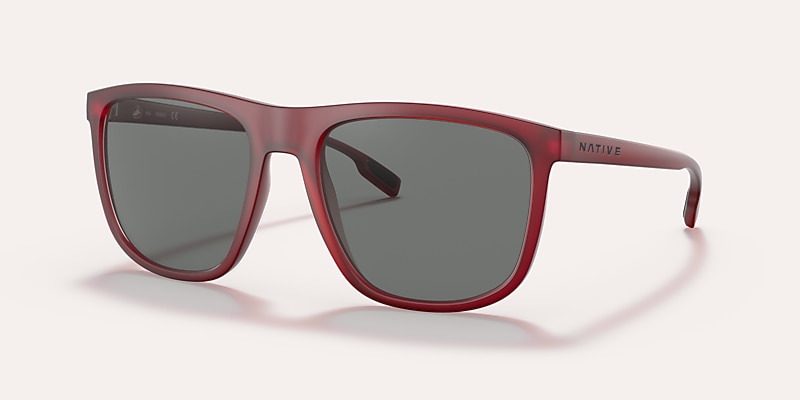 Sunglasses Native Mesa XL (57-19) with Grey lens and Matte Red Rock frame Image 1 of 5