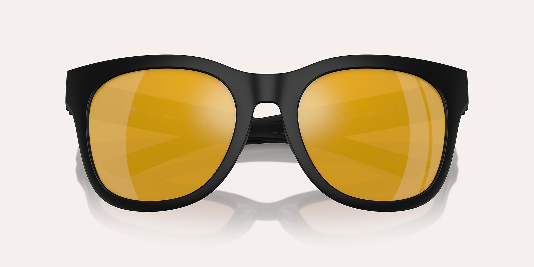 Sunglasses Native Tiaga XL (55-20) with Bronze Reflex Polarized lens and Matte Black frame Image 5 of 5