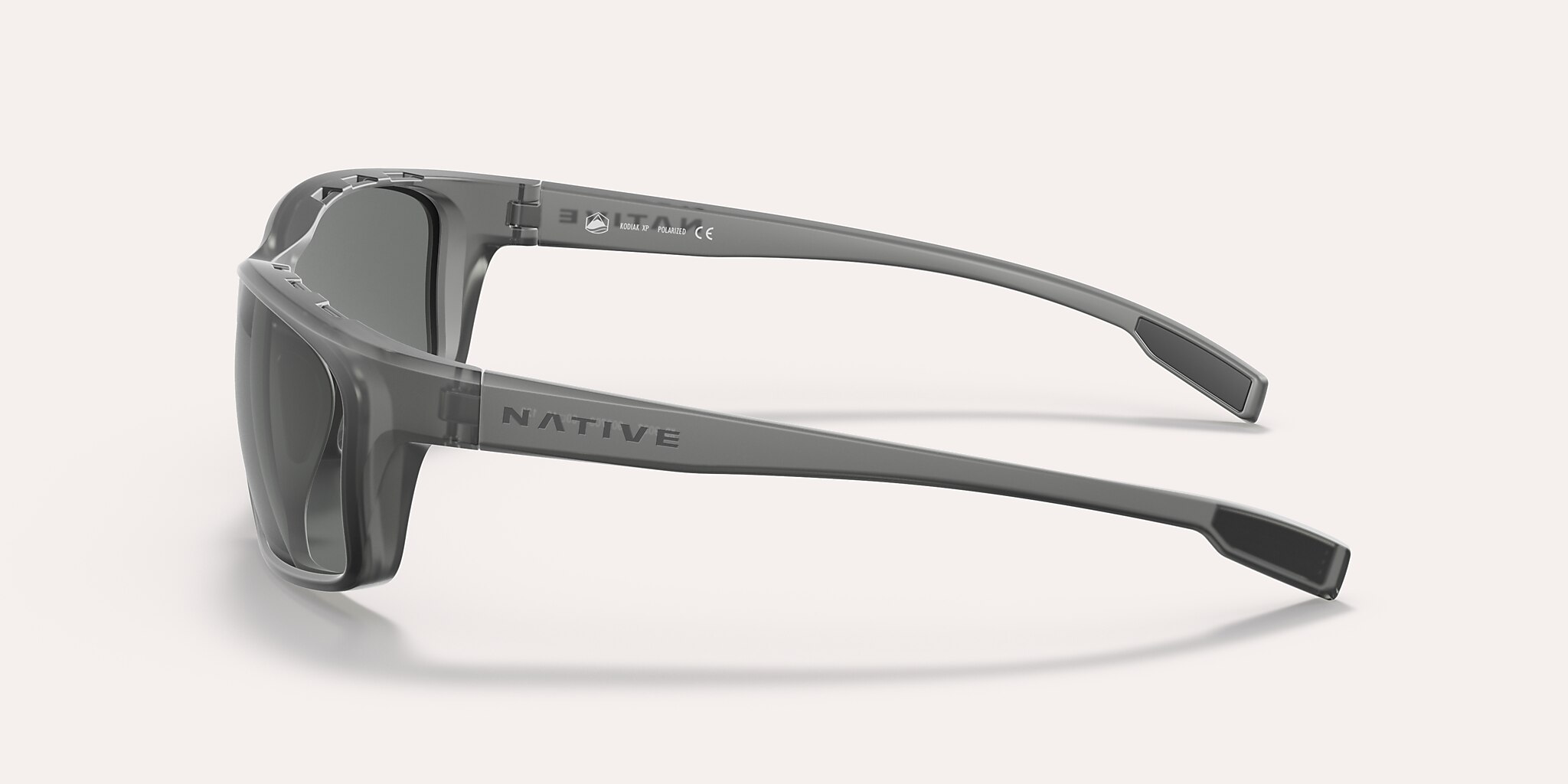 Sunglasses Native Kodiak XP L (60-16) with Grey lens and Matte Smoke Crystal frame Image 3 of 5
