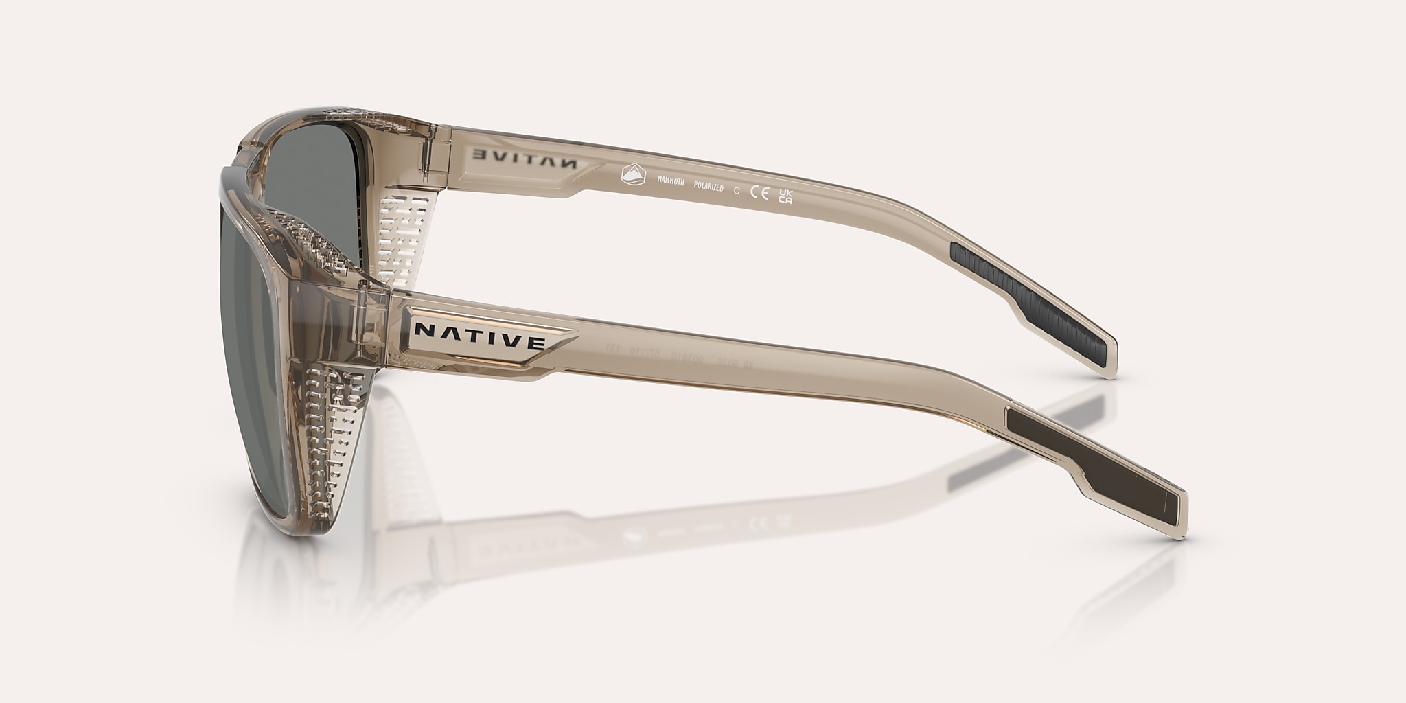 Sunglasses Native Mammoth XL (57-16) with Grey Polarized lens and Smokey Quartz frame Image 3 of 5 Sunglasses Native Mammoth XL (57-16) with Grey Polarized lens and Smokey Quartz frame Image 3 of 5