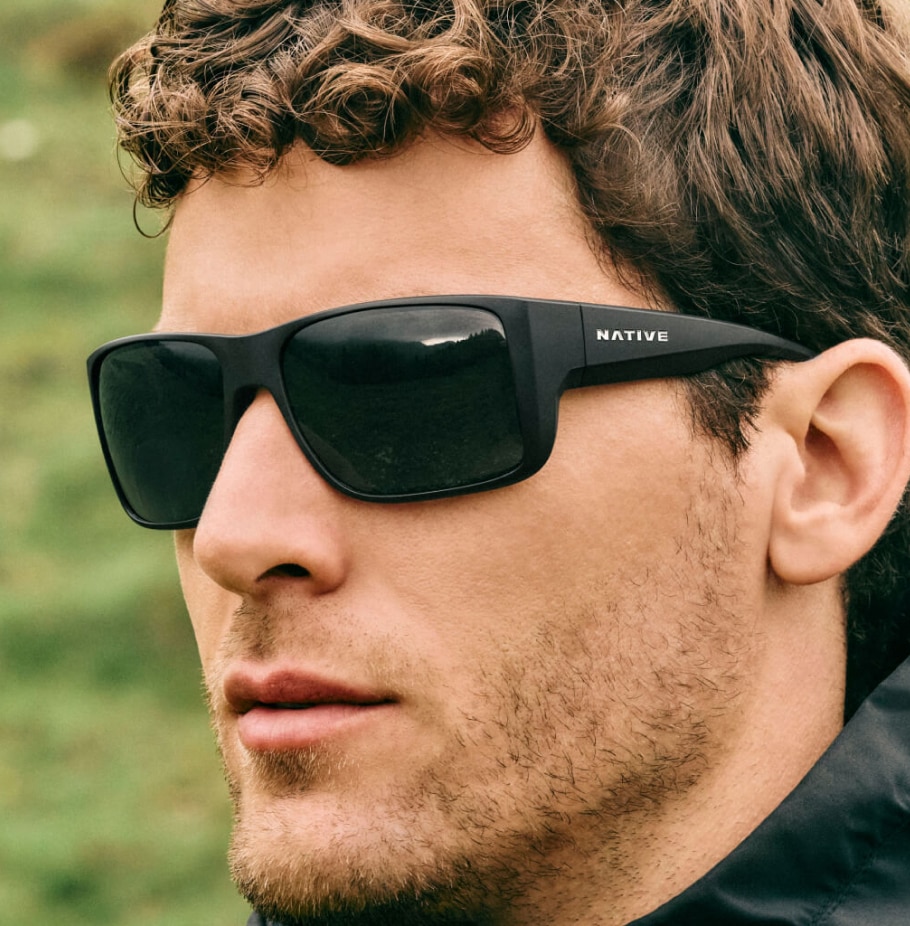 Badlands Sunglasses Grey Polarized | Native Eyewear®