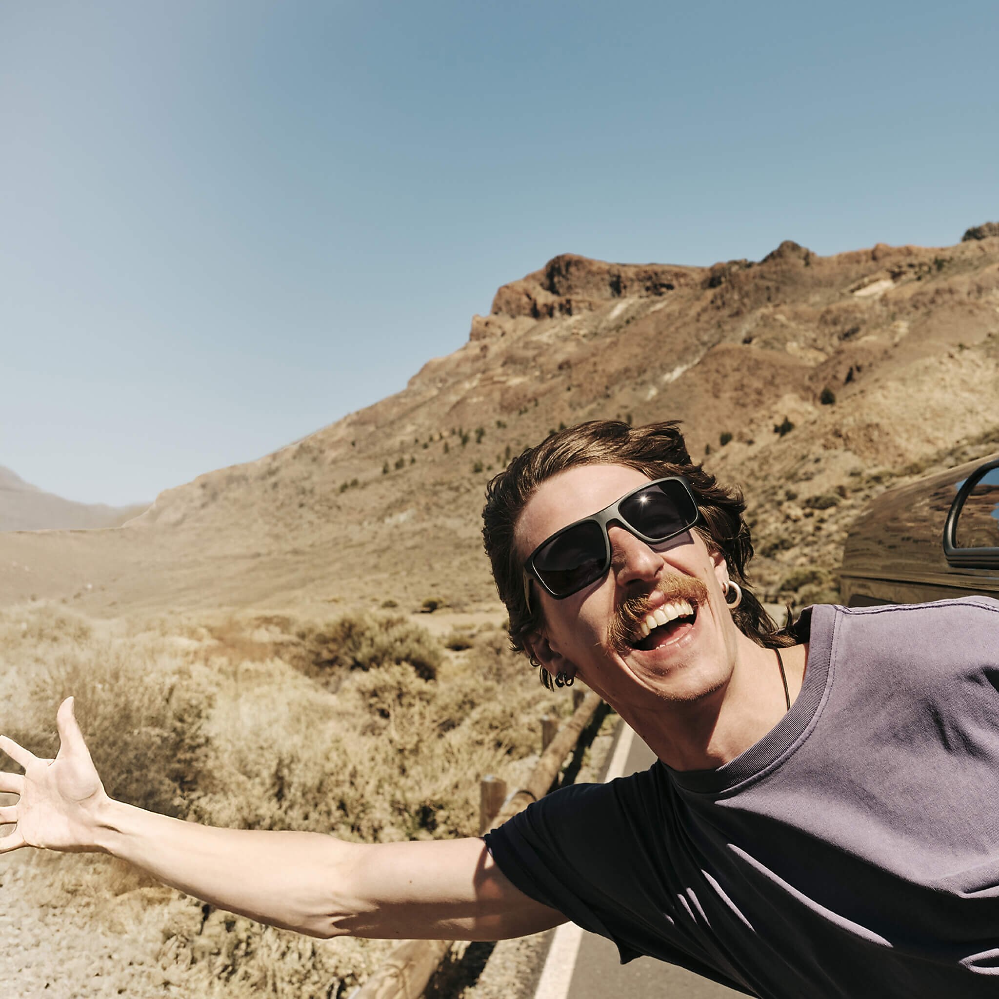 Sunglasses Native Tavern M (57-17) with Grey Polarized lens and Matte Black frame Image 3 of 7