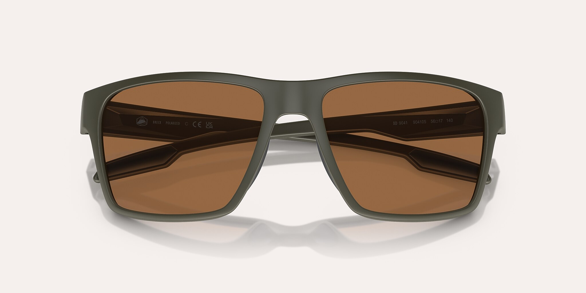Lunettes de soleil Native Breck XL (56-17) avec Brun verre et Olive mat monture Image 5 de 5