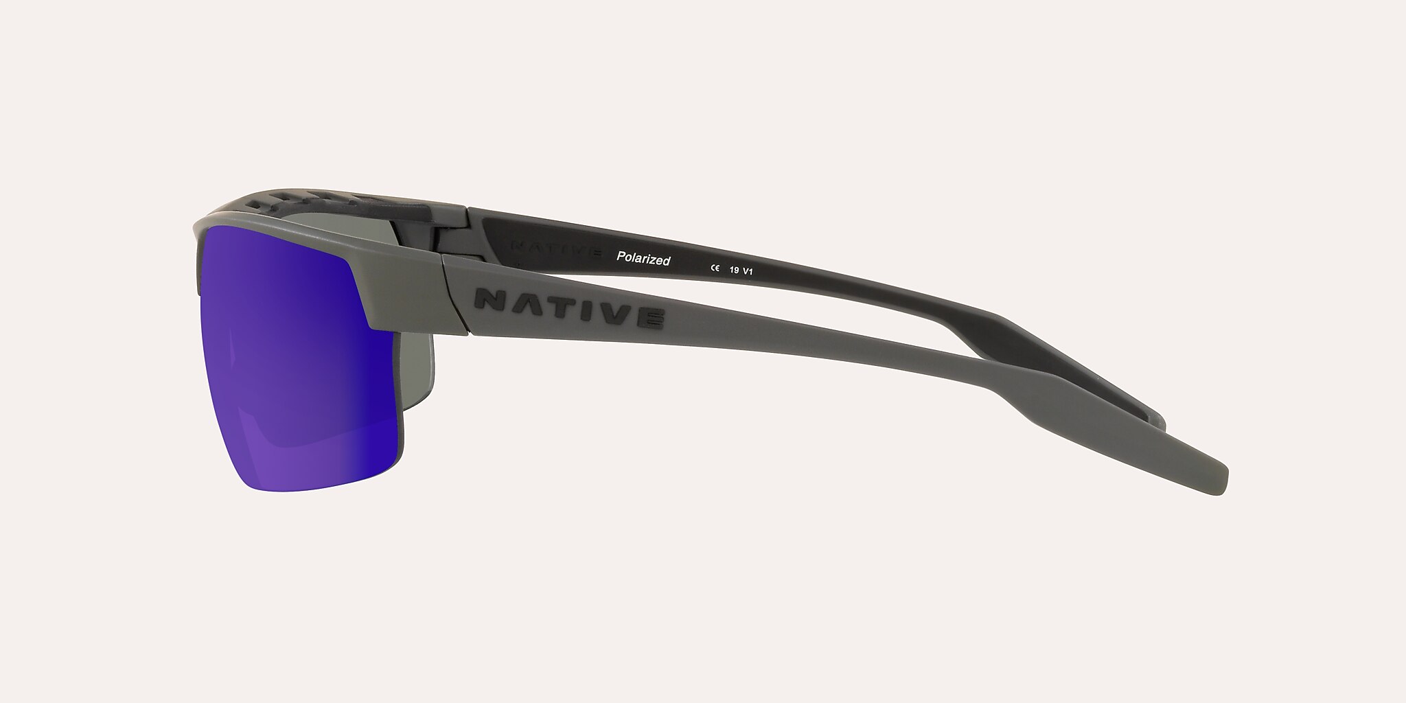 Sunglasses Native Hardtop Ultra XP S (71-05) with Blue Reflex lens and Granite frame Image 3 of 4